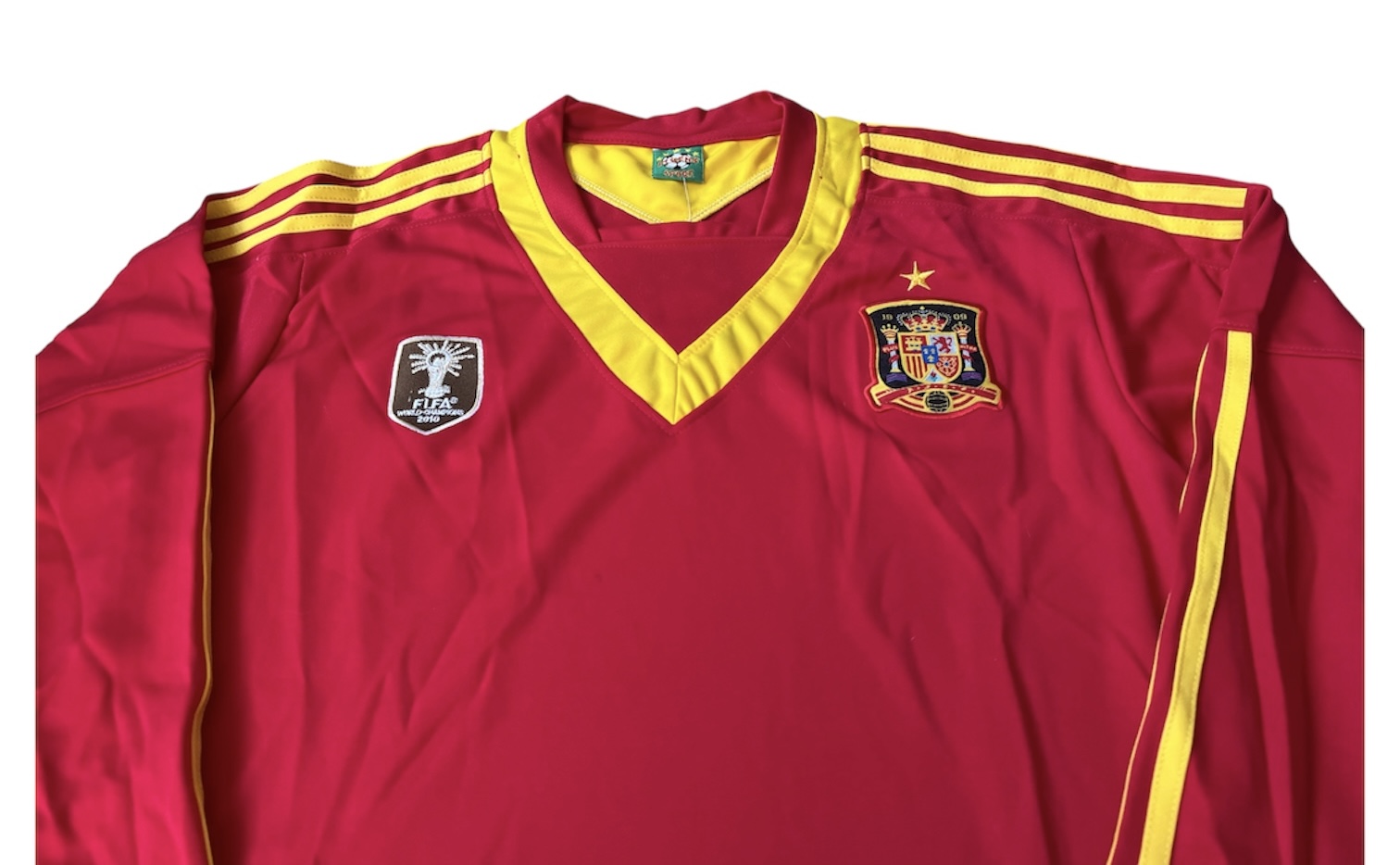 画像3: スペイン代表 ホーム 長袖 Fサイズ レプリカユニフォーム