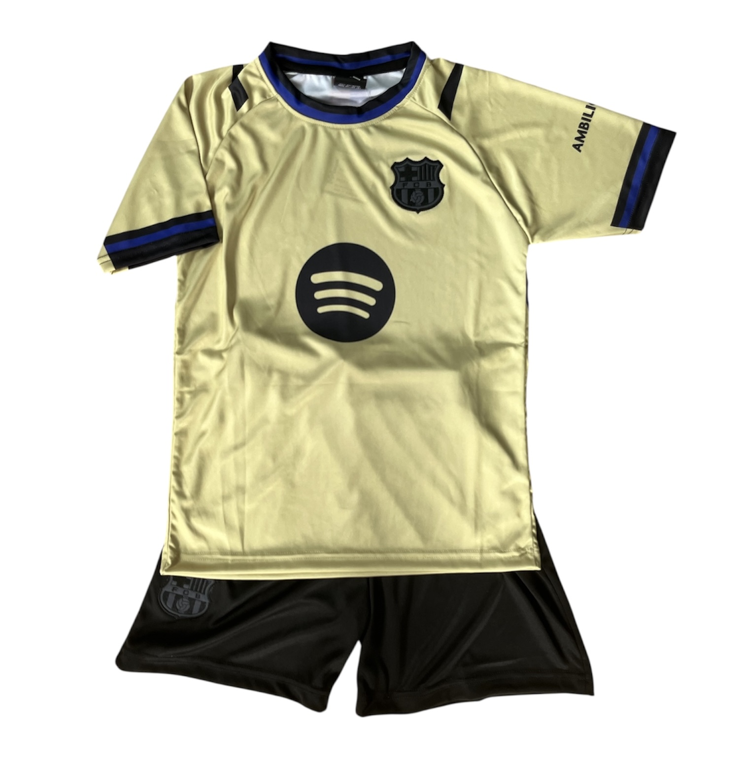 画像3: 25/26 バルセロナ アウェイ（黄色）  子供用上下セット リーガーエスパニョーラ