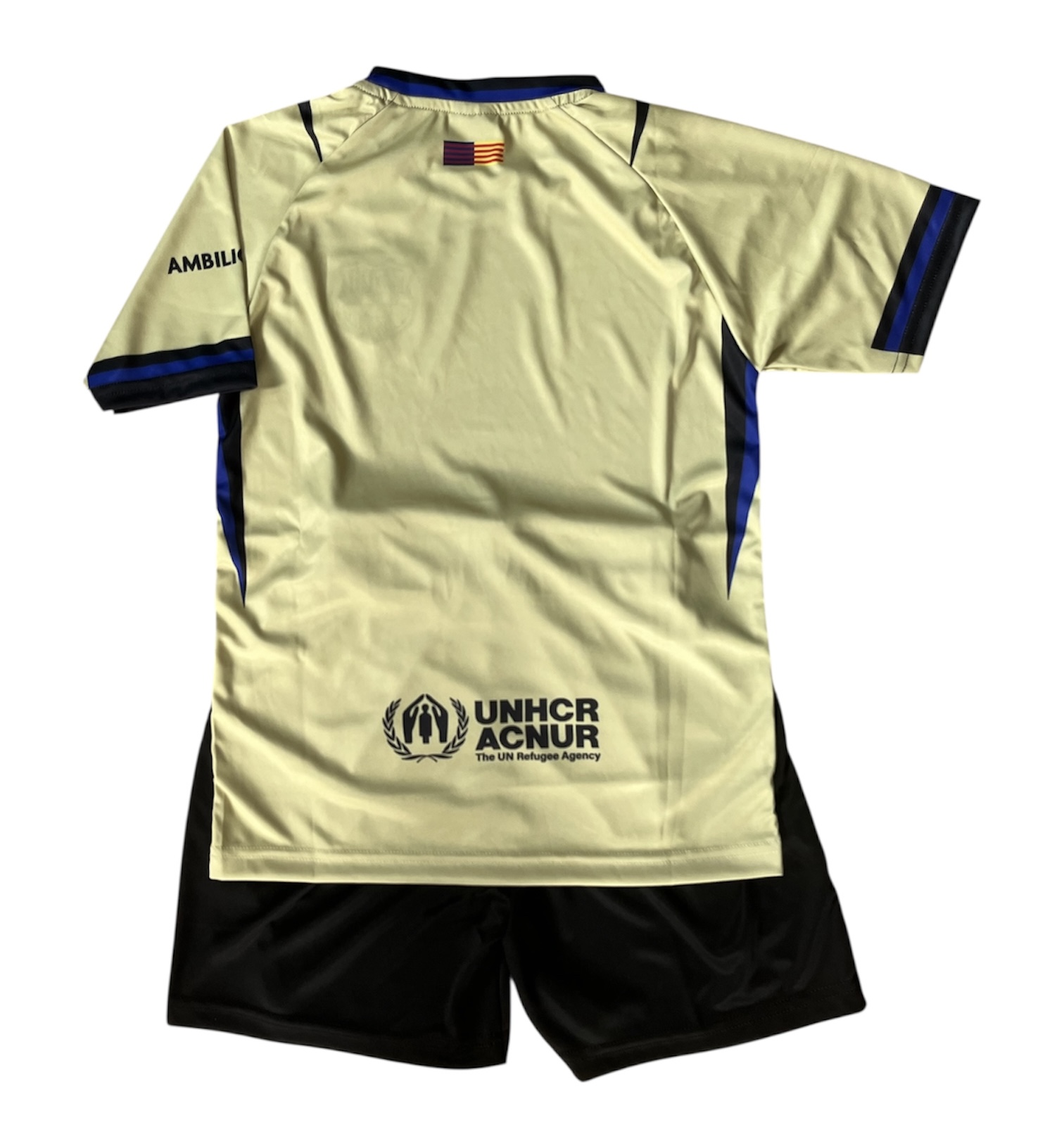 画像4: 25/26 バルセロナ アウェイ（黄色）  子供用上下セット リーガーエスパニョーラ