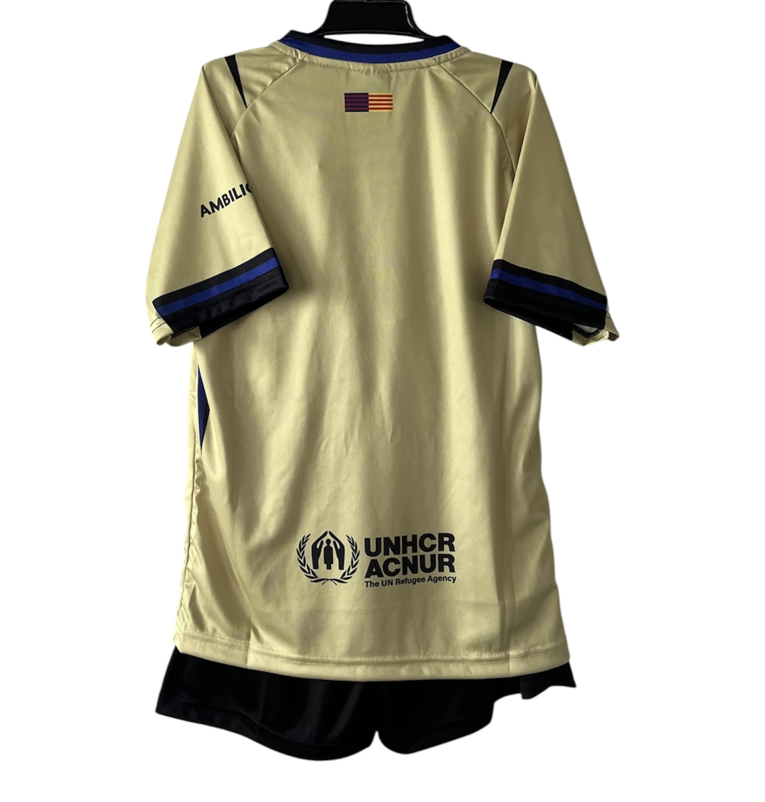 画像7: 25/26 バルセロナ アウェイ（黄色）  子供用上下セット リーガーエスパニョーラ