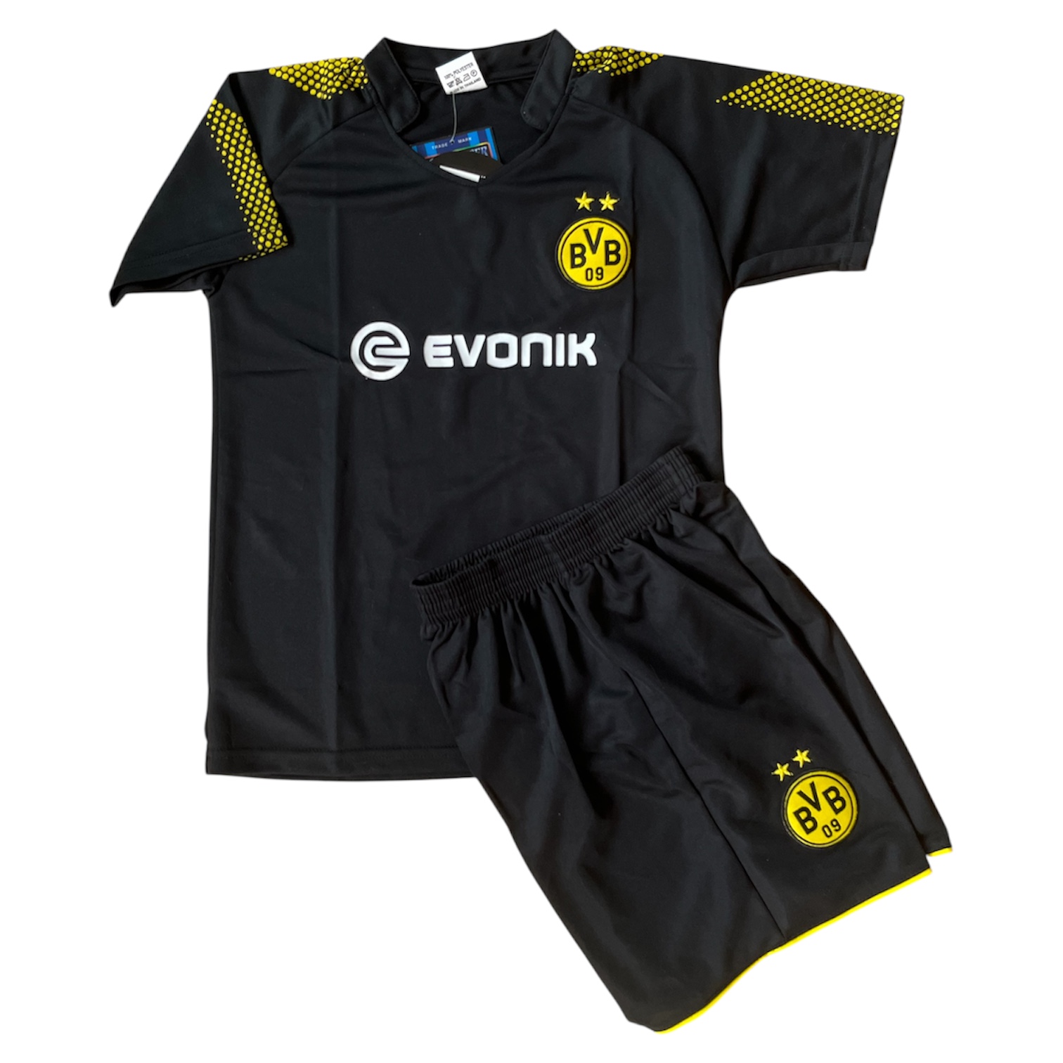 画像1: 17/18-ドルトムント（アウェイ：黒）子供用上下セット