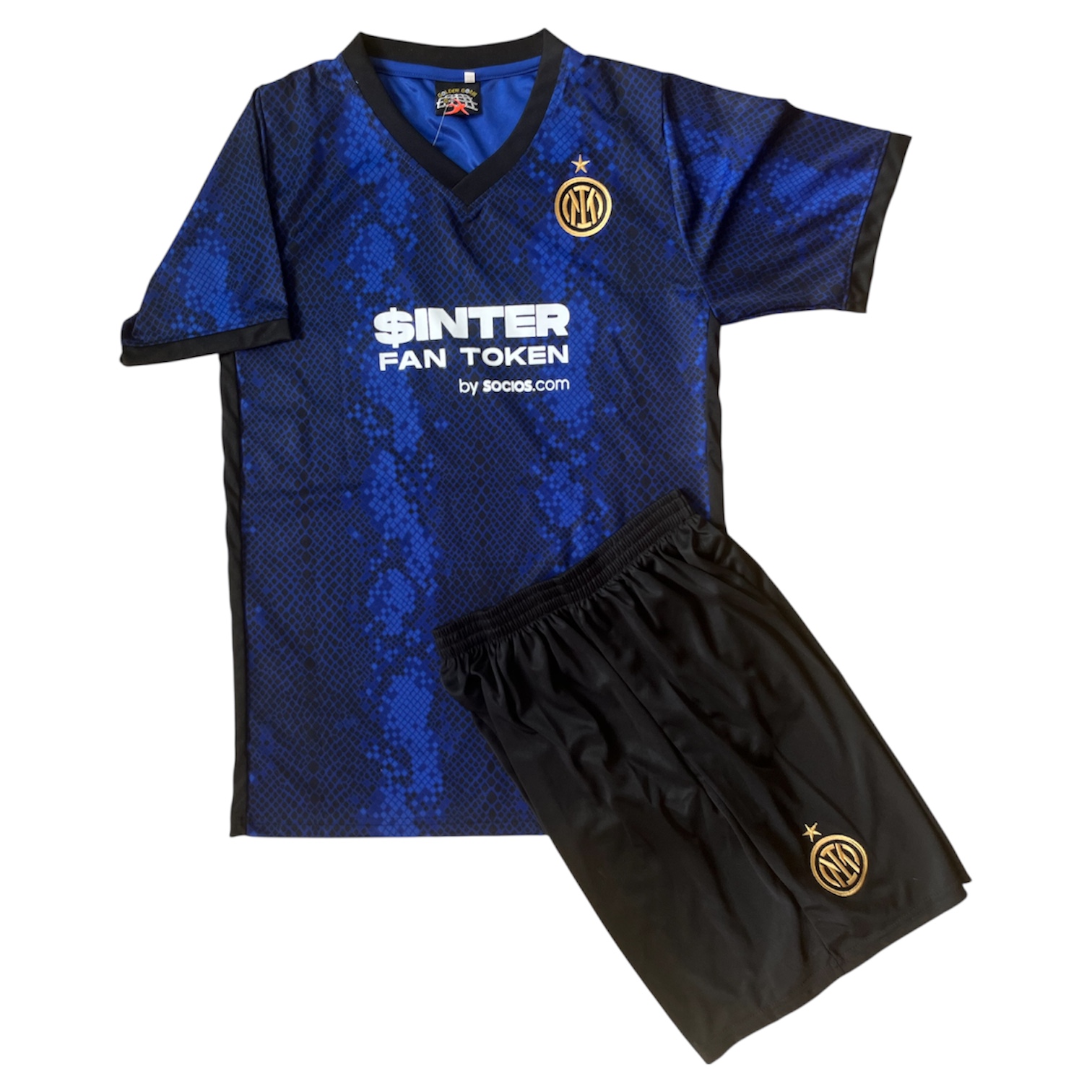 画像1: 21/22-インテル(ホーム)子供用上下セットTH