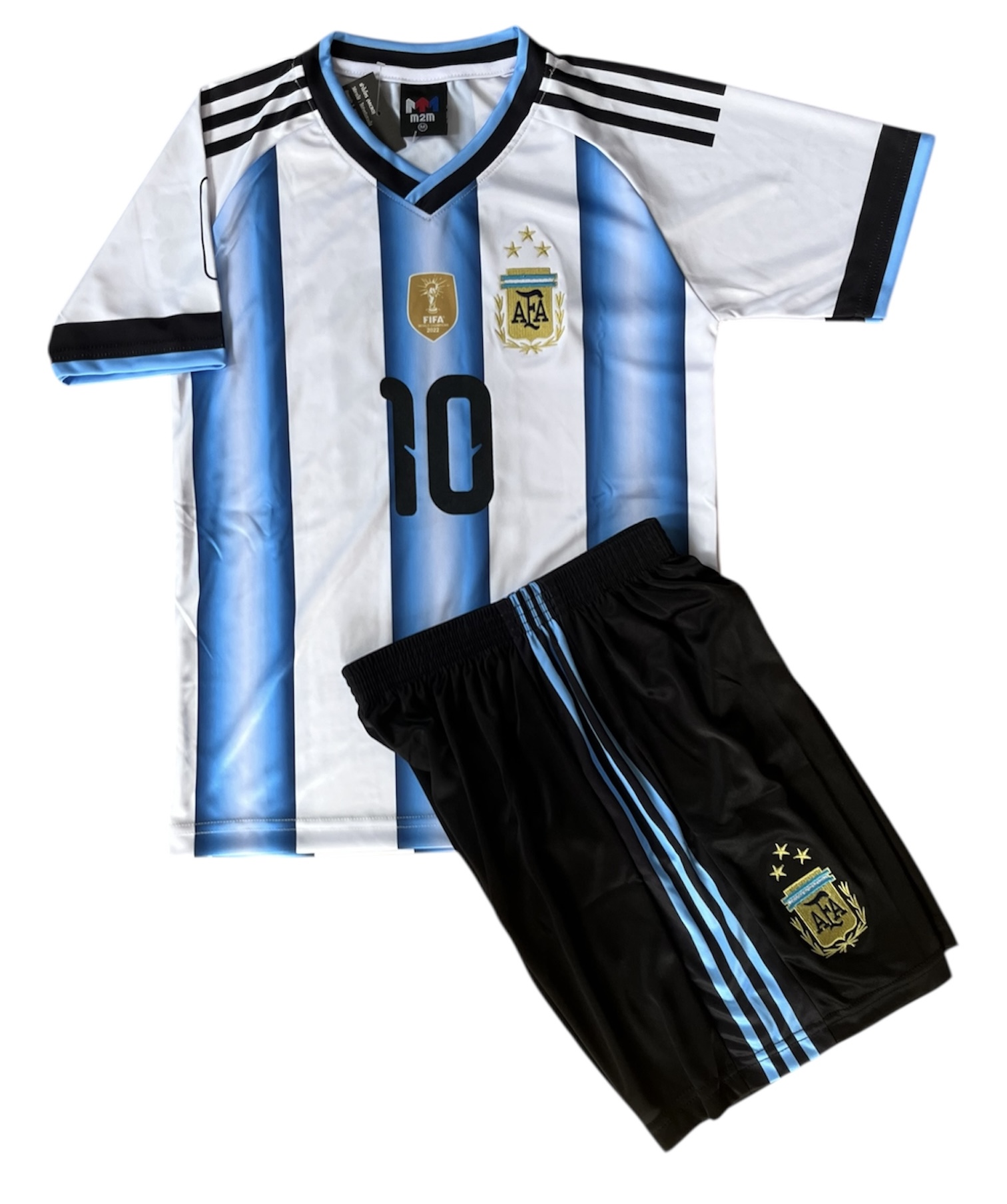 画像2: メッシ背番号10 アルゼンチン代表　2026年W杯モデル レプリカユニフォーム　子供用