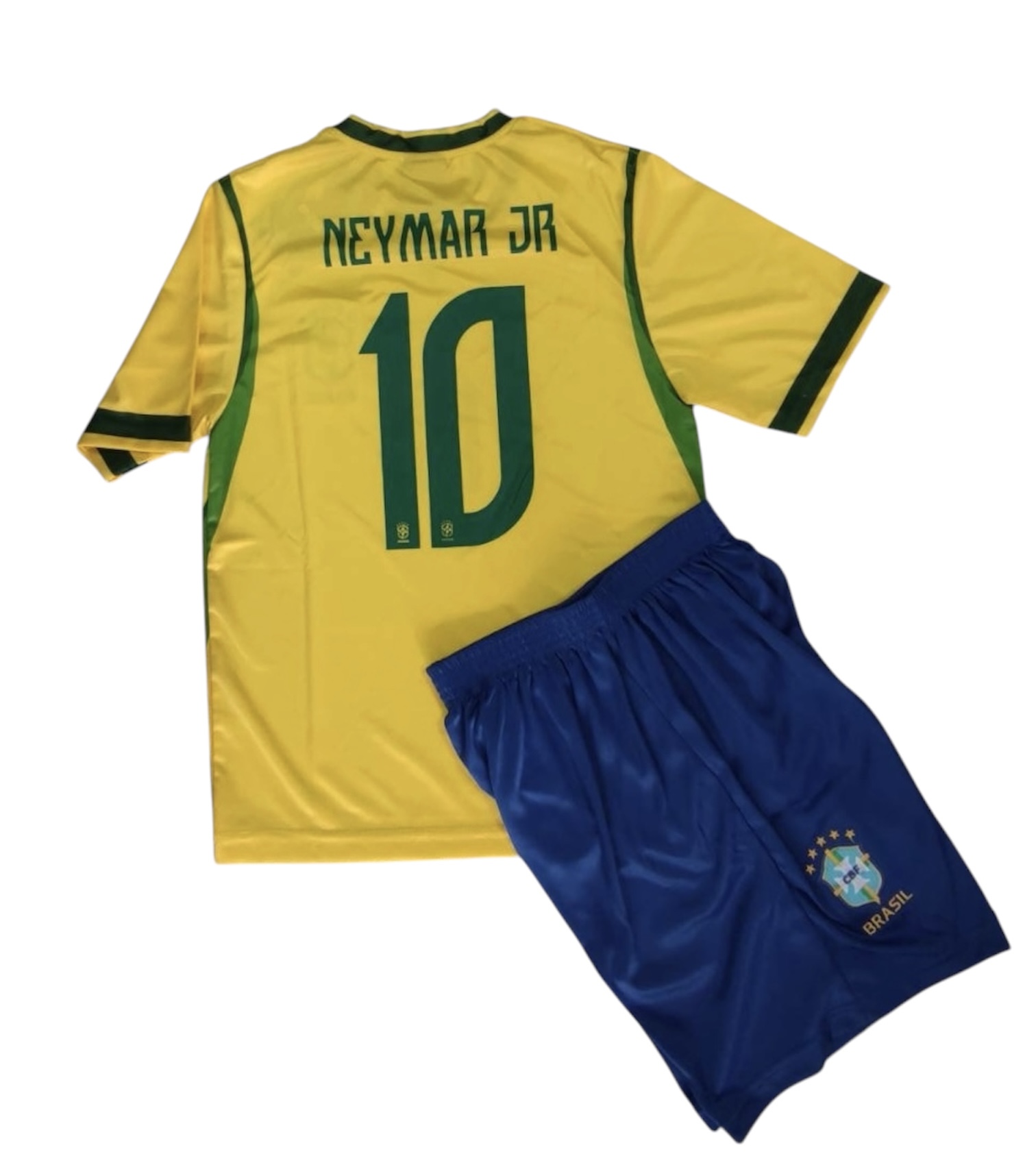画像1: ネイマール背番号10 ブラジル代表(ホーム)2026年W杯モデル レプリカユニフォーム　子供用